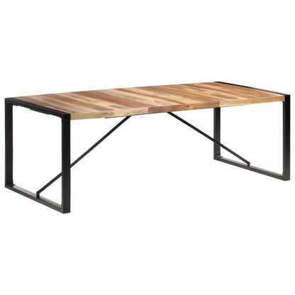 Tavolo da Pranzo 220x100x75 cm in Legno Massello | homemem39