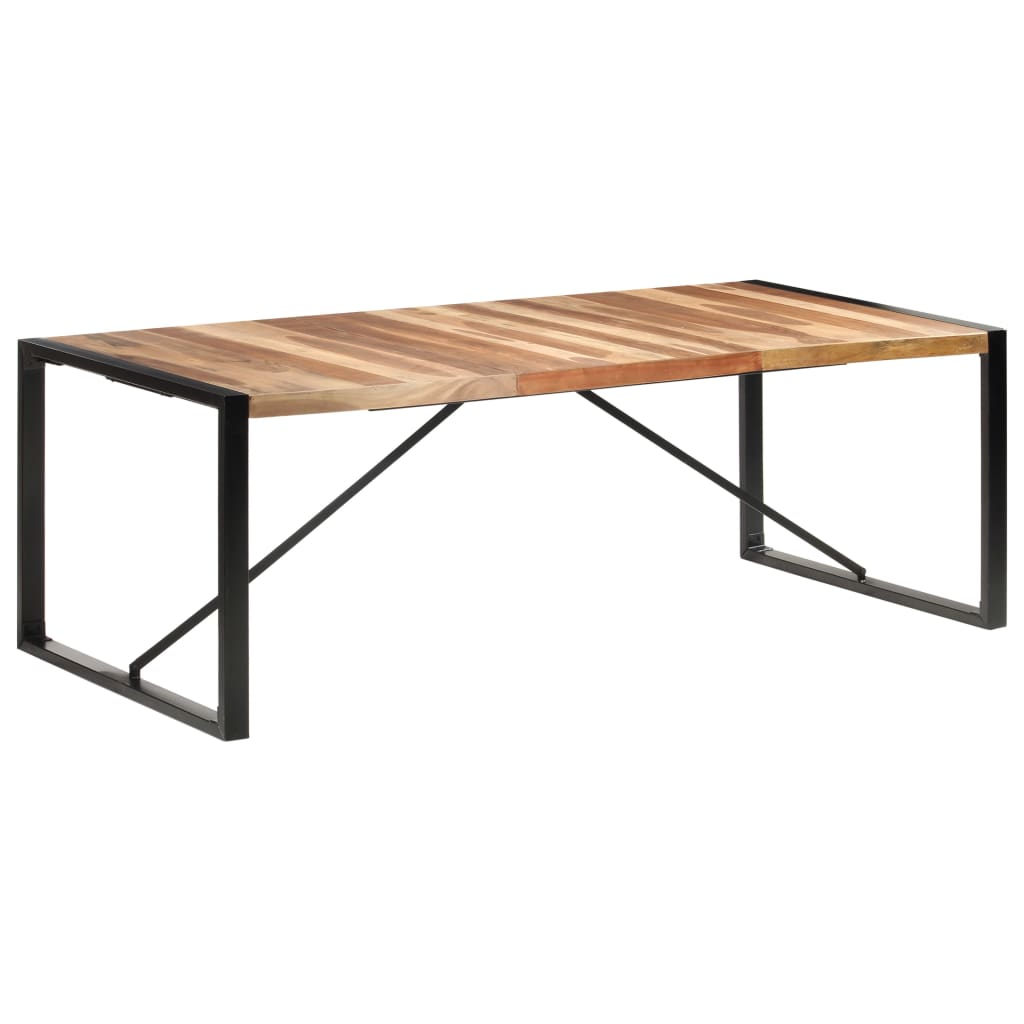 Tavolo da Pranzo 220x100x75 cm in Legno Massello | homemem39