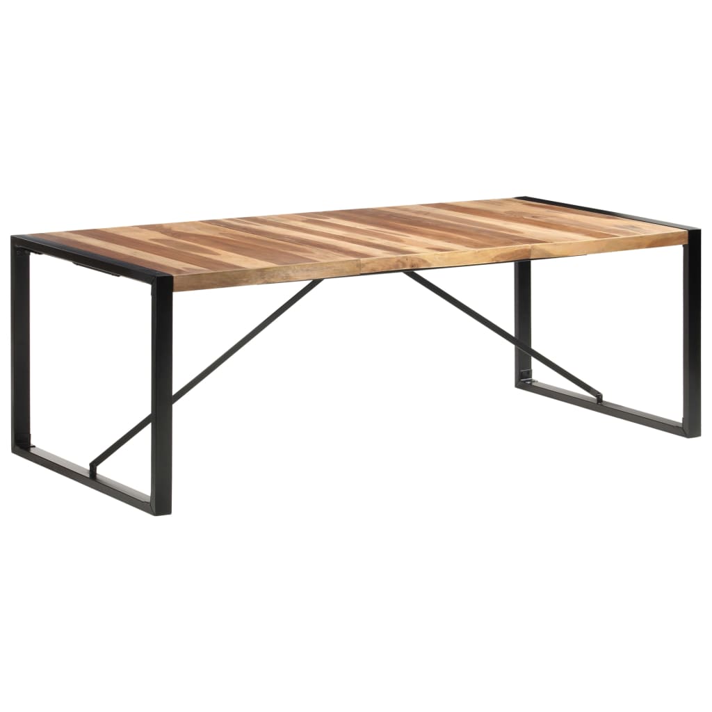 Tavolo da Pranzo 220x100x75 cm in Legno Massello | homemem39