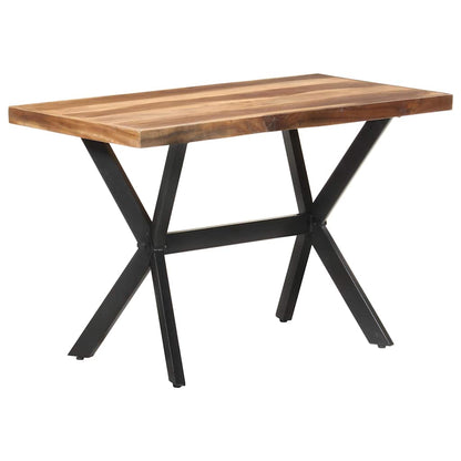 Tavolo da Pranzo Legno Massello con Finitura Ambra