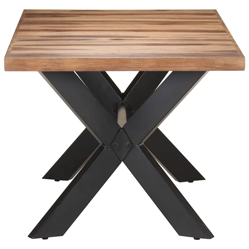 Tavolo da Pranzo Legno Massello con Finitura Ambra