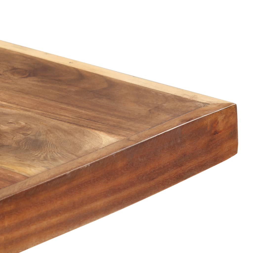 Tavolo da Pranzo 200x100x75cm Legno Massello con Finitura Ambra | homemem39