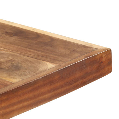 Tavolo da Pranzo 200x100x75cm Legno Massello con Finitura Ambra | homemem39
