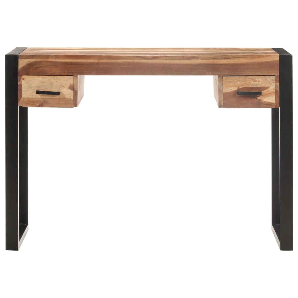 Scrivania 110x50x76 cm in Legno Massello | homemem39
