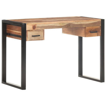 Scrivania 110x50x76 cm in Legno Massello | homemem39