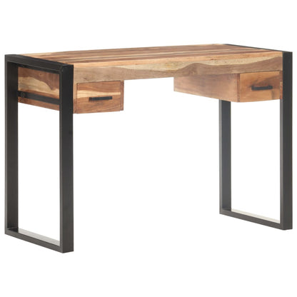 Scrivania 110x50x76 cm in Legno Massello | homemem39