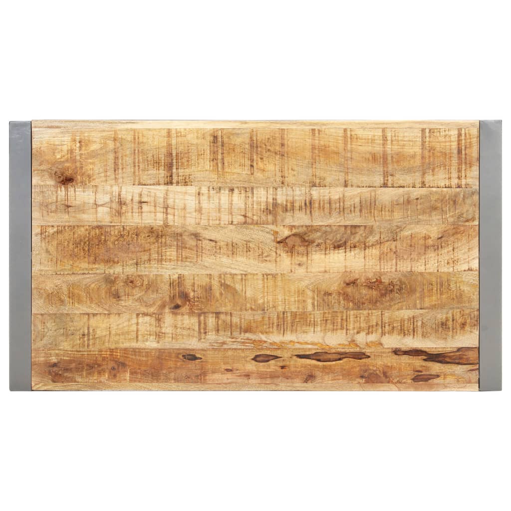 Tavolino da Salotto 110x60x40 cm in Legno di Mango Grezzo | homemem39