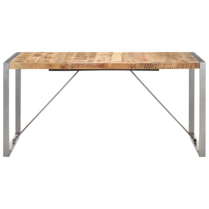 Tavolo da Pranzo 160x80x75 cm in Legno Massello di Mango