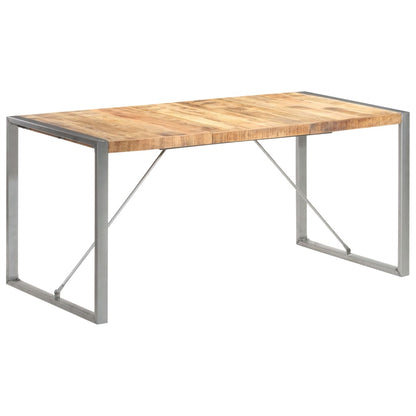Tavolo da Pranzo 160x80x75 cm in Legno Massello di Mango | homemem39