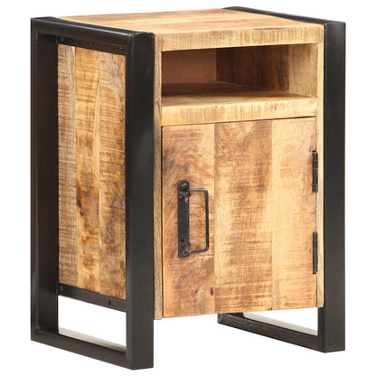 Comodino 40x35x55 cm in Legno Massello di Mango | homemem39