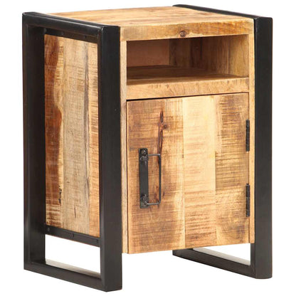 Comodino 40x35x55 cm in Legno Massello di Mango | homemem39
