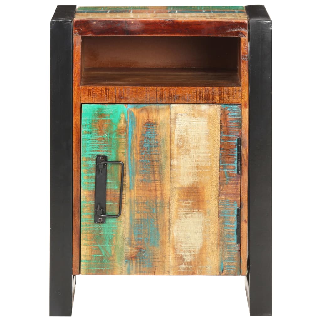Comodino 40x35x55 cm in Legno Massello di Recupero | homemem39