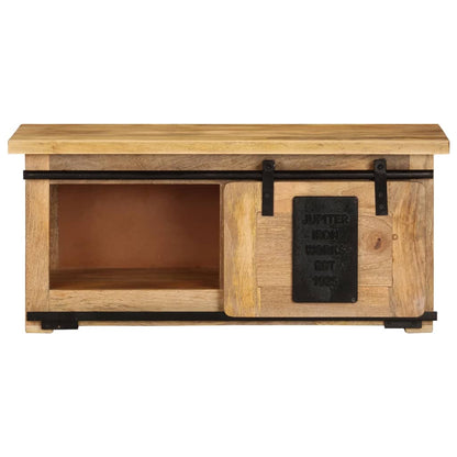 TV Cabinet 90x35x40 cm in Solid Mango Wood