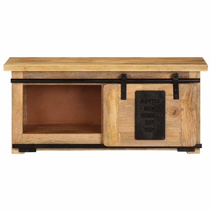 Mobile Porta TV 90x35x40 cm in Legno Massello di Mango