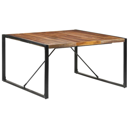 Tavolo da Pranzo 140x140x75 cm in Legno Massello | homemem39