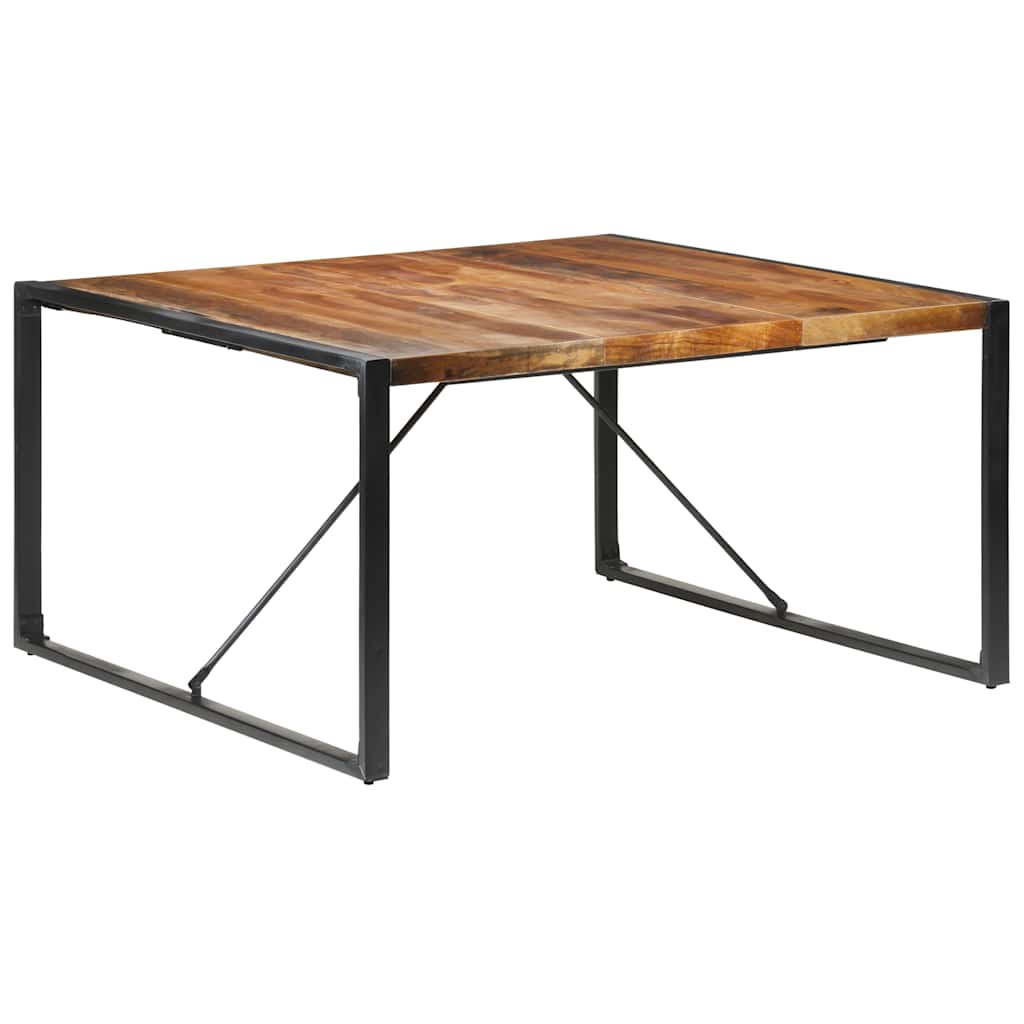 Tavolo da Pranzo 140x140x75 cm in Legno Massello | homemem39
