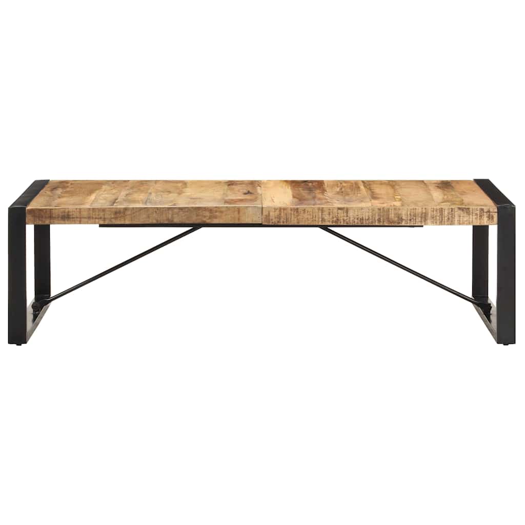 Tavolino da Salotto in Legno di Mango Grezzo
