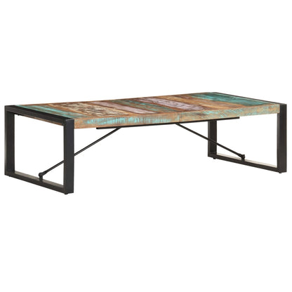 Tavolino da Salotto 140x70x40 cm in Legno Massello di Recupero | homemem39