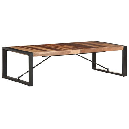 Tavolino da Salotto 140x70x40 cm in Legno Massello