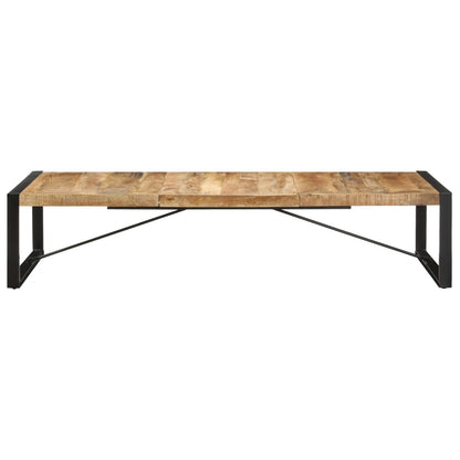 Tavolino da Salotto 180x90x40 cm in Legno di Mango Grezzo | homemem39