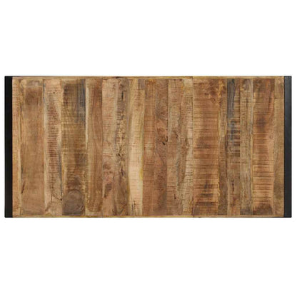 Tavolino da Salotto 180x90x40 cm in Legno di Mango Grezzo