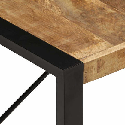 Tavolino da Salotto 180x90x40 cm in Legno di Mango Grezzo