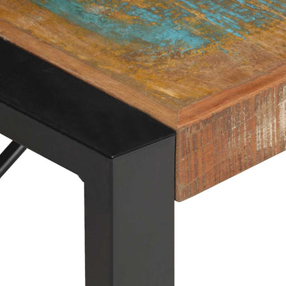 Tavolino da Salotto 180x90x40 cm in Legno Massello di Recupero