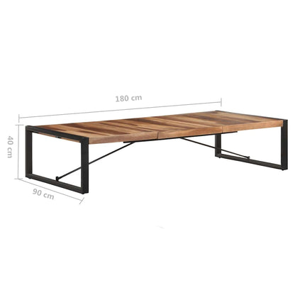 Tavolino da Salotto 180x90x40 cm in Legno Massello