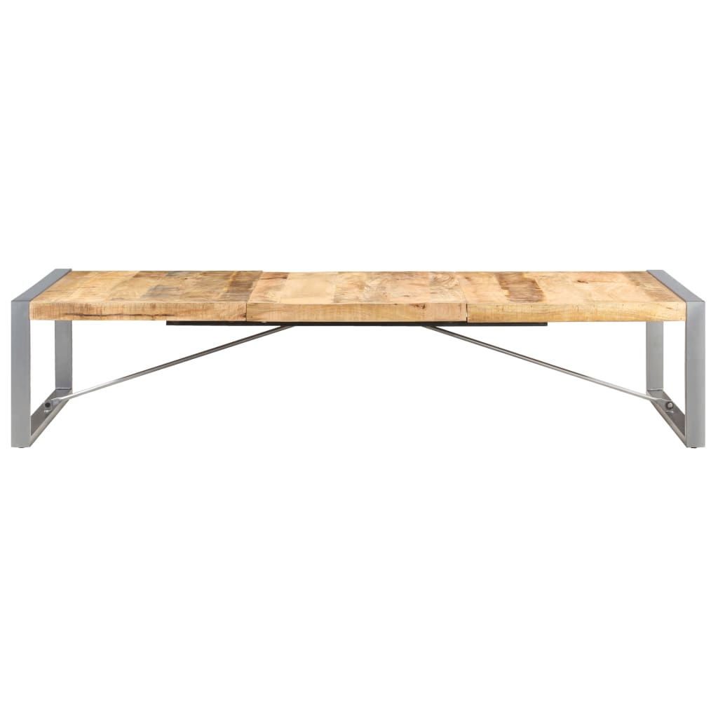 Tavolino da Salotto 180x90x40 cm in Legno di Mango Grezzo | homemem39
