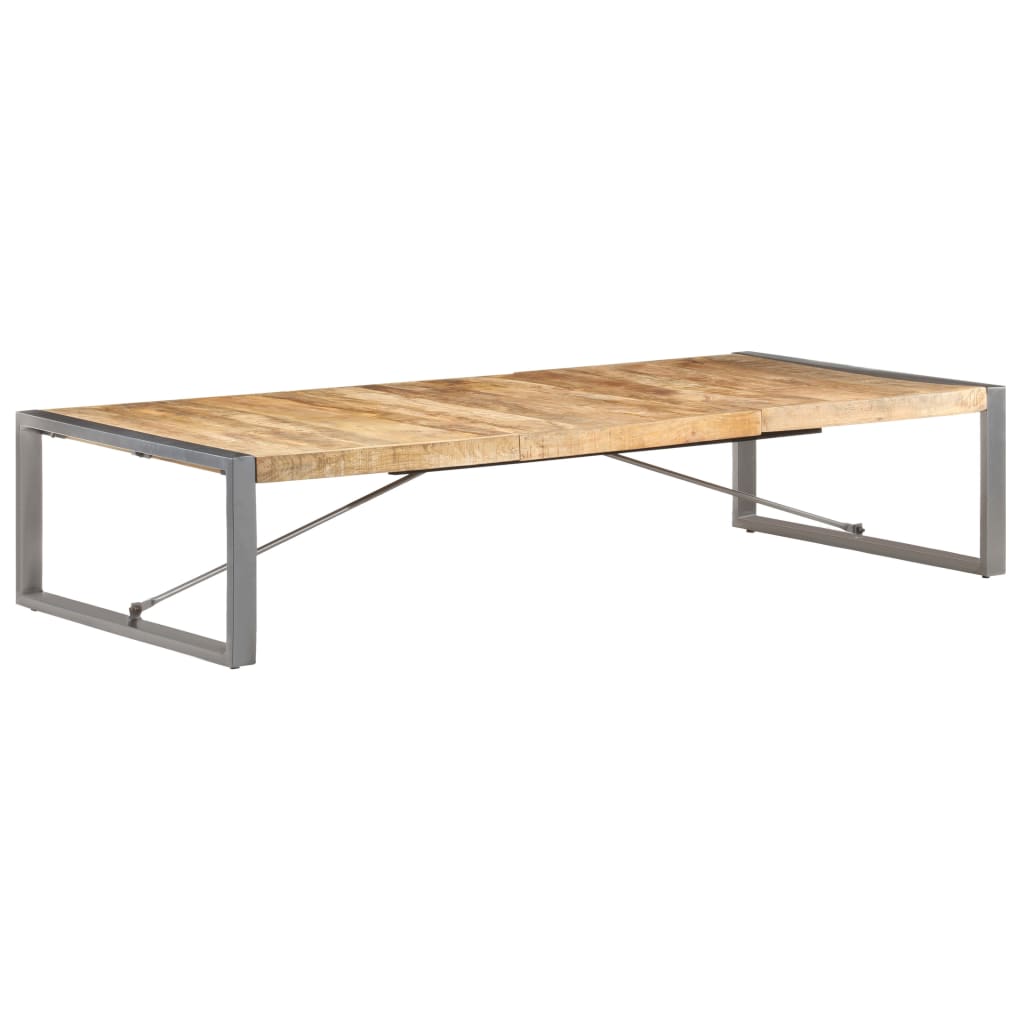 Tavolino da Salotto 180x90x40 cm in Legno di Mango Grezzo | homemem39