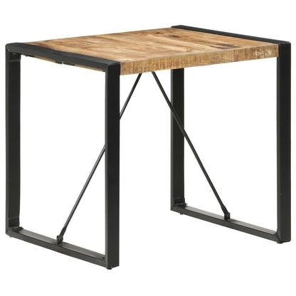 Tavolo da Pranzo 80x80x75 cm in Legno di Mango Grezzo | homemem39