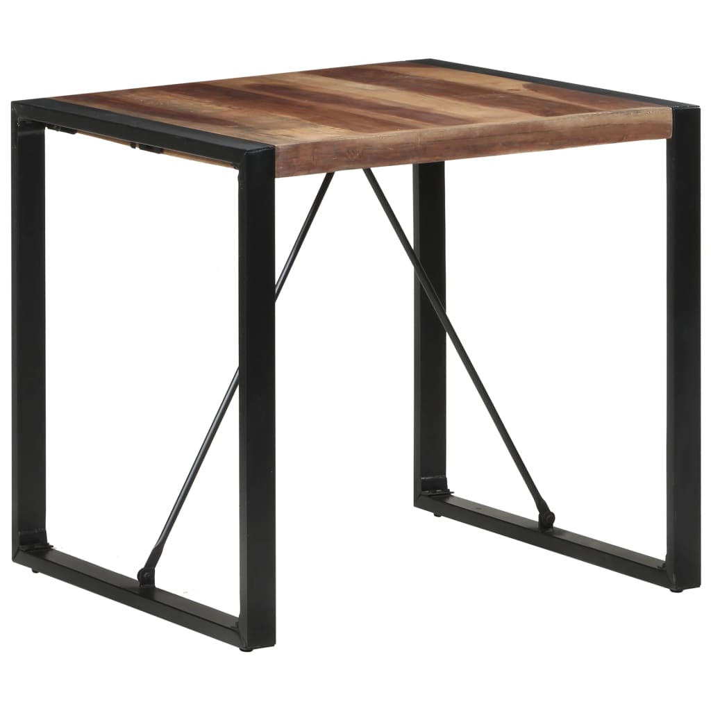 Tavolo da Pranzo 80x80x75 cm in Legno Massello
