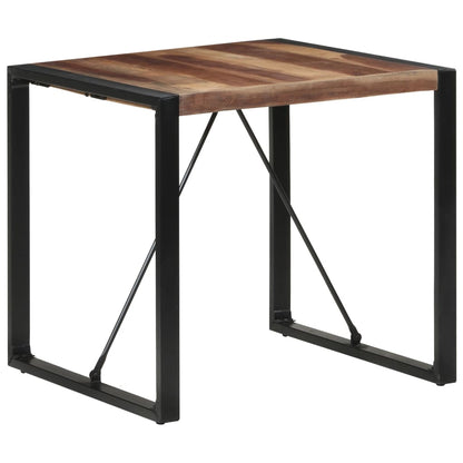 Tavolo da Pranzo 80x80x75 cm in Legno Massello