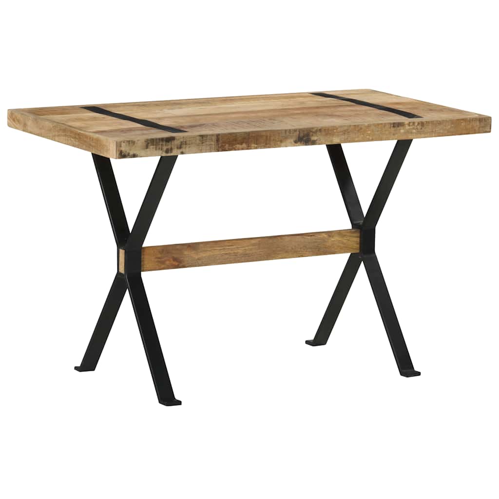 Tavolo da Pranzo 120x60x76 cm in Legno di Mango Grezzo | homemem39