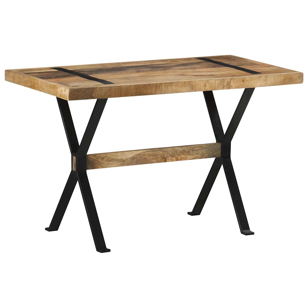 Tavolo da Pranzo 120x60x76 cm in Legno di Mango Grezzo | homemem39