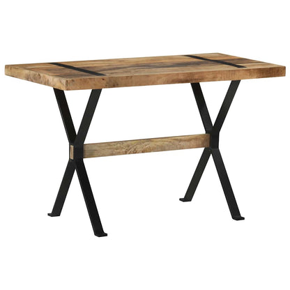 Tavolo da Pranzo 120x60x76 cm in Legno di Mango Grezzo | homemem39