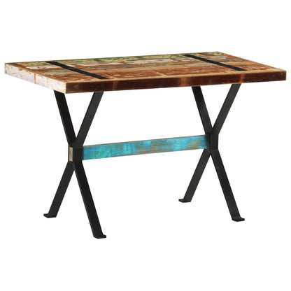 Tavolo da Pranzo 120x60x76 cm in Legno Massello di Recupero | homemem39