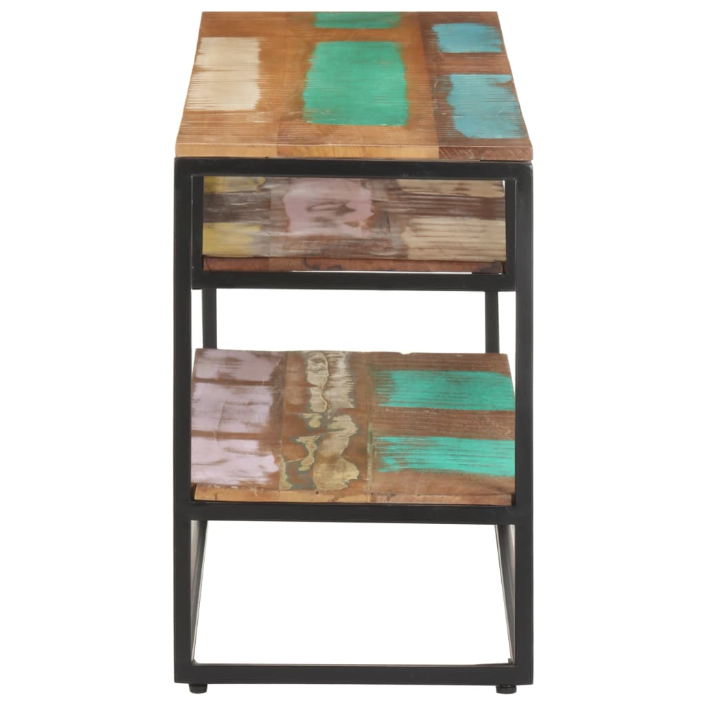 Mobile Porta TV 130x30x45 cm in Legno Massello di Recupero | homemem39