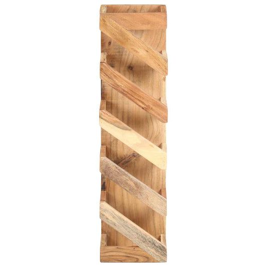 Portavino da 5 Bottiglie in Legno Massello di Acacia