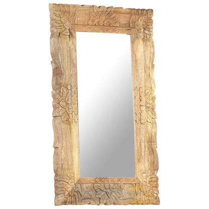 Specchio 80x50 cm in Legno Massello di Mango | homemem39