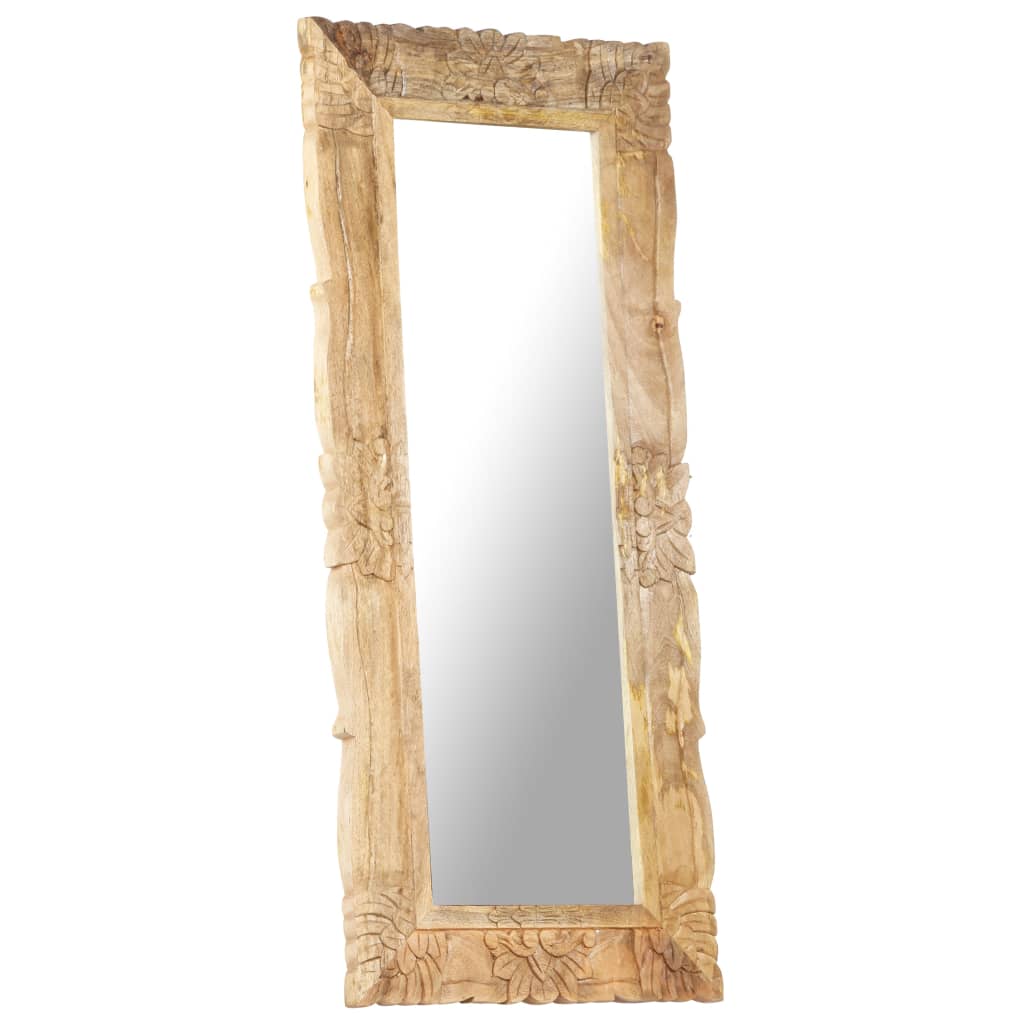 Specchio 110x50 cm in Legno Massello di Mango | homemem39