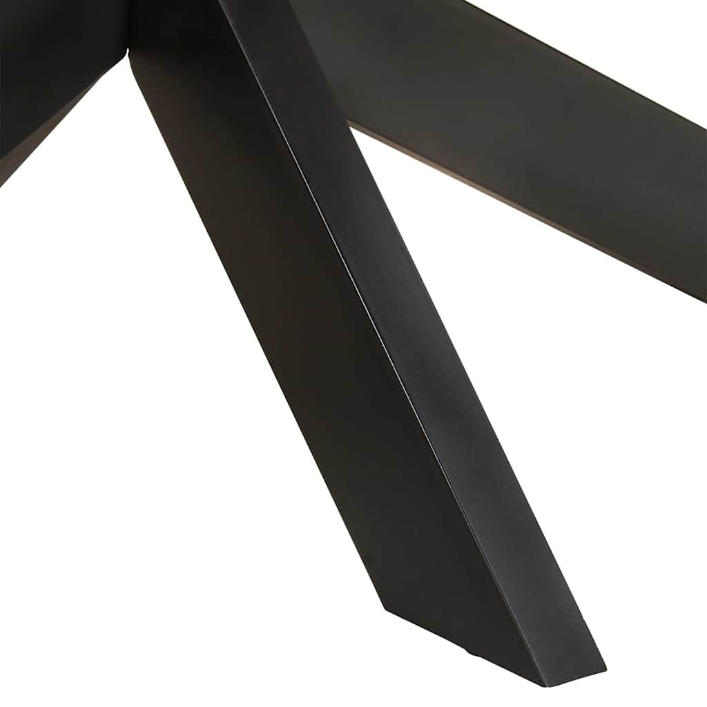 Tavolo da Pranzo Ovale 200x100x75cm in Massello di Mango Grezzo | homemem39