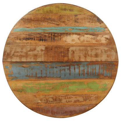 Tavolo da Pranzo Rotondo 100x100x75 cm Massello di Recupero - homemem39