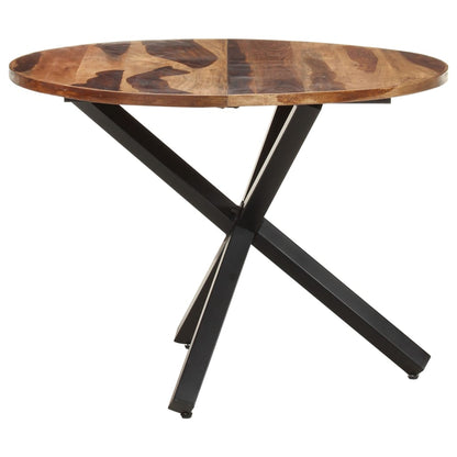 Tavolo da Pranzo 100x100x75 cm Legno di Acacia Finitura Ambra - homemem39