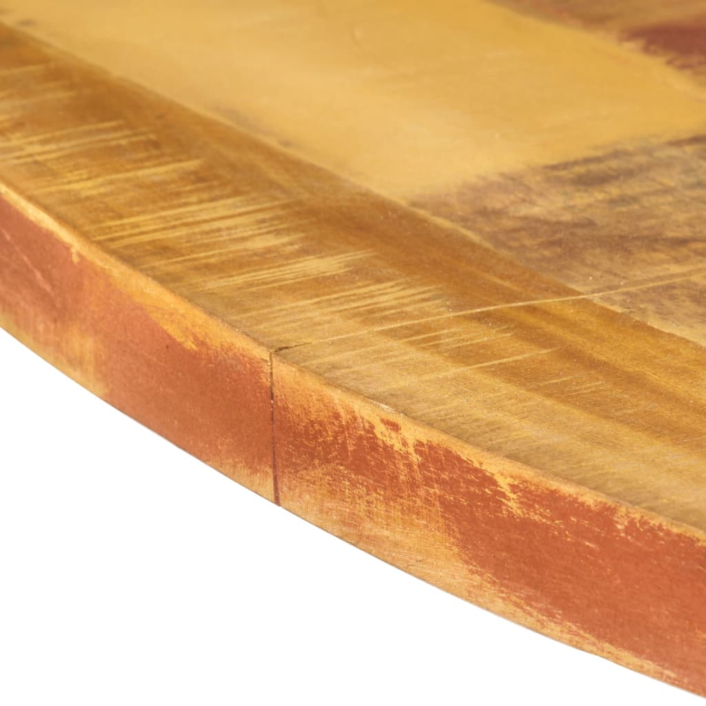 Tavolo da Pranzo Rotondo 175x75cm in Legno Massello di Recupero | homemem39