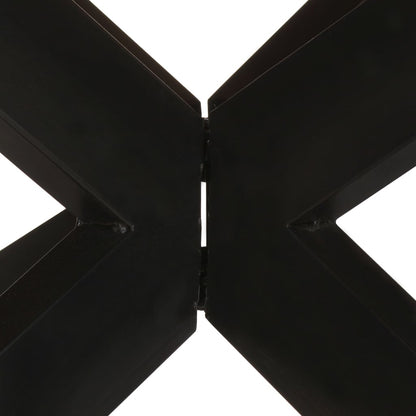 Tavolo da Pranzo Rotondo 175x75cm in Legno Massello di Recupero | homemem39