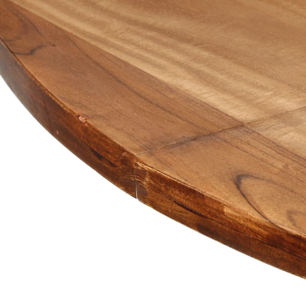 Tavolo Pranzo Rotondo 175x75 cm Legno di Acacia Finitura Ambra | homemem39