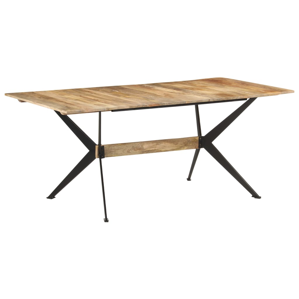Tavolo da Pranzo 180x90x76 cm in Legno Massello di Mango | homemem39