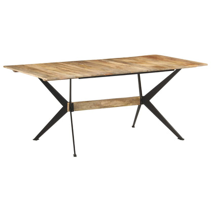 Tavolo da Pranzo 180x90x76 cm in Legno Massello di Mango | homemem39