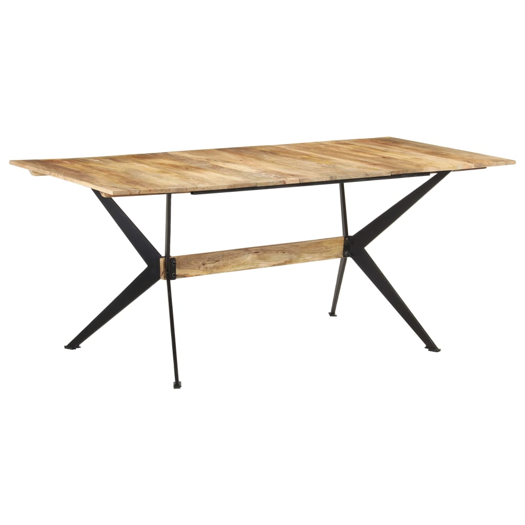 Tavolo da Pranzo 180x90x76 cm in Legno Massello di Mango | homemem39